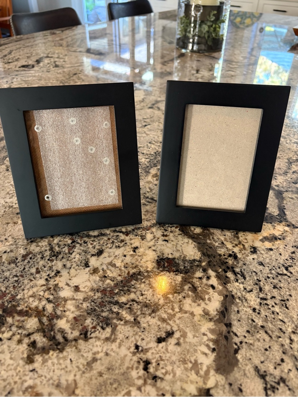 Black Photo Frames - Set of 2